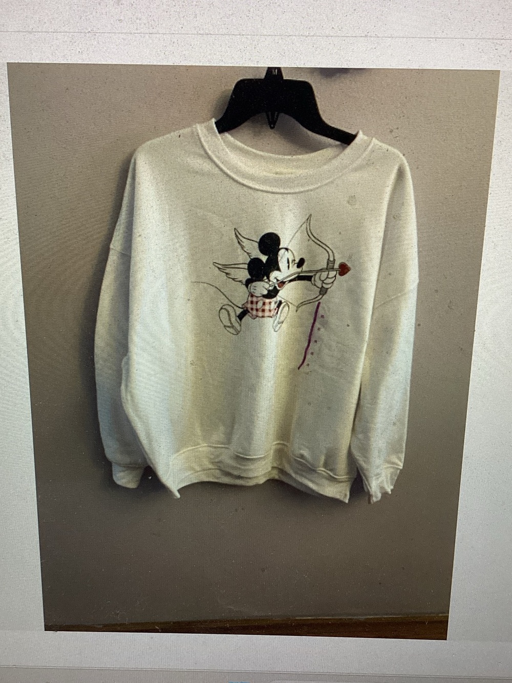 Mickey Mouse Cupid Sweatshirt